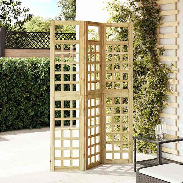 vidaXL Mag&aacute;nszf&eacute;ra K&eacute;pernyő M&eacute;z barna 121 x 180 cm T&ouml;m&ouml;r fenyőfa