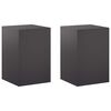 vidaXL N&ouml;v&eacute;ny&aacute;llv&aacute;ny 2 pcs Fekete 40 x 40 x 60 cm Ac&eacute;l