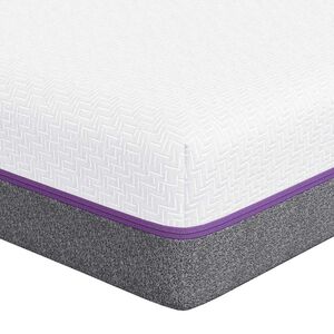 vidaXL Mem&oacute;riahabos matracok K&ouml;zepes 80 x 160 cm 16 cm Feh&eacute;r &eacute;s Sz&uuml;rke
