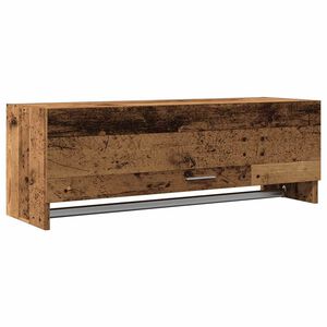 vidaXL szekr&eacute;ny R&eacute;gi fa 100x32,5x35 cm G&eacute;pelt fa