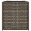 vidaXL 2 db sz&uuml;rke polyrattan kerti &uuml;ltetől&aacute;da 36x30x32 cm