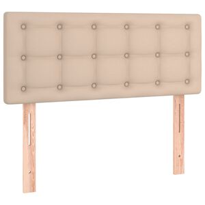 vidaXL cappuccino sz&iacute;nű műbőr fejt&aacute;mla 80 x 5 x 78/88 cm