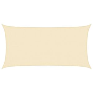 vidaXL kr&eacute;msz&iacute;nű HDPE napvitorla 160 g/m&sup2; 3 x 6 m