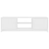 vidaXL feh&eacute;r szerelt fa TV-szekr&eacute;ny 120 x 30 x 37,5 cm