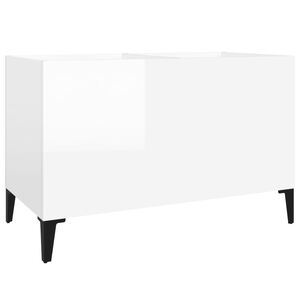 vidaXL magasf&eacute;nyű feh&eacute;r szerelt fa hanglemezszekr&eacute;ny 74,5x38x48 cm