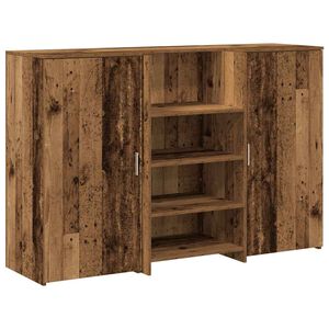 vidaXL recepci&oacute;s pult antik fa 155x50x103,5 cm szerelt fa