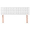 vidaXL 2 db fehér műbőr fejtámla 72 x 5 x 78/88 cm