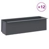 vidaXL 12 db sz&uuml;rke polipropil&eacute;n vir&aacute;gl&aacute;da raklapokhoz 36x13,5x9,5 cm