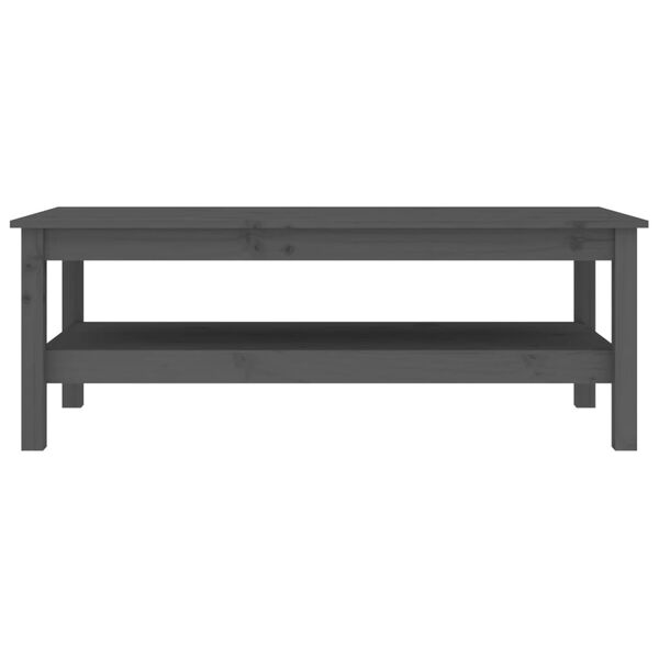 vidaXL sz&uuml;rke t&ouml;m&ouml;r fenyőfa doh&aacute;nyz&oacute;asztal 110 x 50 x 40 cm