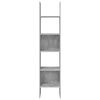 vidaXL betonszürke szerelt fa könyvszekrény 40 x 35 x 180 cm