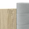 vidaXL sonoma tölgy színű ágykeret fejtámlával és LED-ekkel 180x200 cm