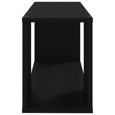 vidaXL fekete forgácslap TV-szekrény 80 x 24 x 32 cm