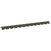 vidaXL Fűszeg&eacute;lyez&eacute;s 10 db 102 x 4 x 4 cm Ac&eacute;l Olajz&ouml;ld