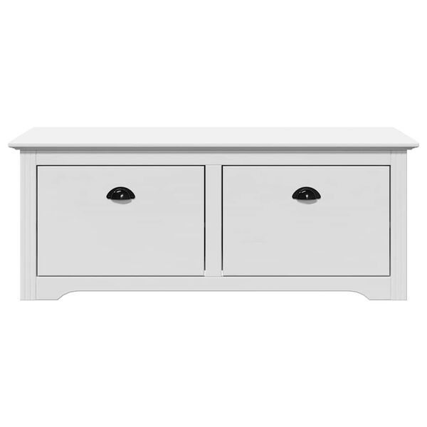 vidaXL előszobai pad "BODO" Fehér 114x40x45 cm