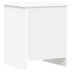 vidaXL T&aacute;rol&oacute;doboz t&aacute;rol&oacute;val Feh&eacute;r 40 x 40 x 50 cm Szerelt Fa
