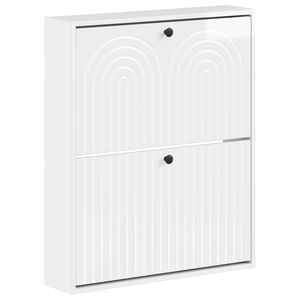 vidaXL Fali Cipőtart&oacute; ALKMAAR 71 x 17 x 86 cm Szerelt Fa