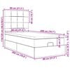 vidaXL Ottom&aacute;n &aacute;gykeret matracokkal s&ouml;t&eacute;tk&eacute;k 80x200cm b&aacute;rsony