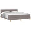 vidaXL Boxrug&oacute;s &aacute;gy p&aacute;rn&aacute;val fejt&aacute;ml&aacute;val T&oacute;psz&iacute;nű 180 x 200 cm sz&ouml;vet