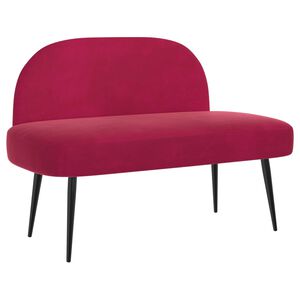 vidaXL K&aacute;rpitozott pad h&aacute;tt&aacute;ml&aacute;val bord&oacute; 110 x 60 x 76 cm B&aacute;rsony