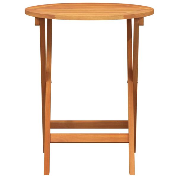 vidaXL Kerti Asztal Term&eacute;szetes 60 x 60 x 72 cm T&ouml;m&ouml;r Ak&aacute;cfa