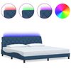 vidaXL k&eacute;k sz&ouml;vet &aacute;gykeret LED-es matrac n&eacute;lk&uuml;l 200 x 200 cm