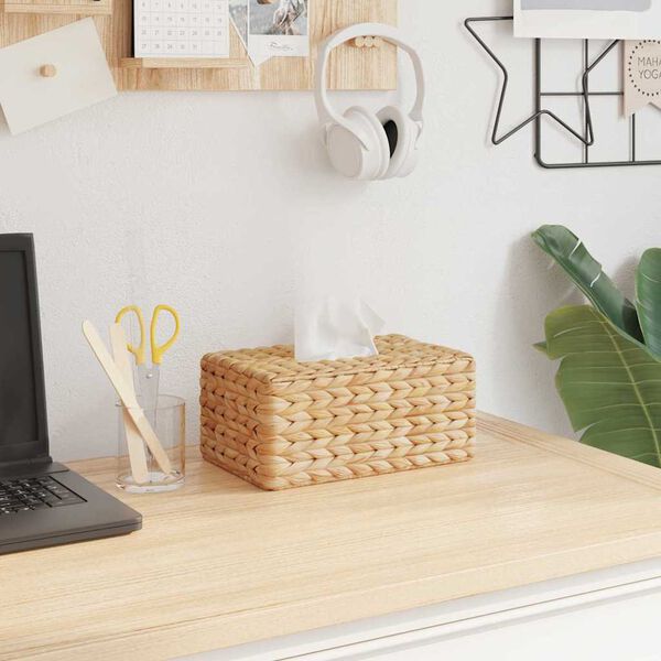 vidaXL Zsebkendődoboz Fedelek 2 pcs V&iacute;zi j&aacute;cint 27.5 x 16.5 x 14 cm