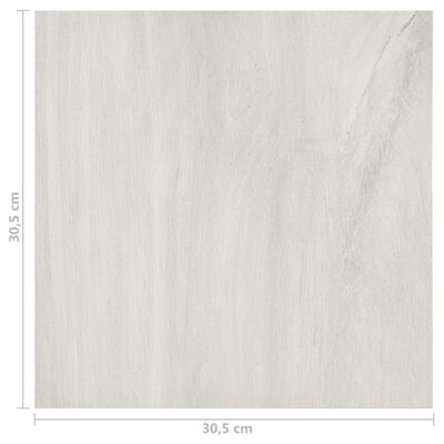 vidaXL 20 db krémszínű öntapadó PVC padlólap 1,86 m²