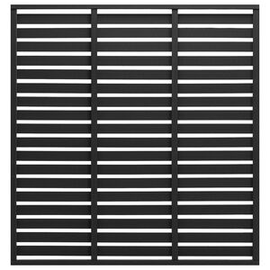 vidaXL fekete WPC ker&iacute;t&eacute;spanel 180 x 180 cm