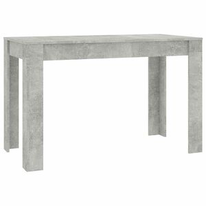 vidaXL betonsz&uuml;rke szerelt fa &eacute;tkezőasztal 120 x 60 x 76 cm