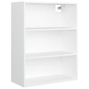 vidaXL feh&eacute;r faliszekr&eacute;ny 69,5 x 32,5 x 90 cm
