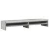 vidaXL betonsz&uuml;rke szerelt fa monitor&aacute;llv&aacute;ny 100 x 24 x 16 cm