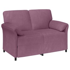 vidaXL K&eacute;t&uuml;l&eacute;ses Kanap&eacute; Lila 138 x 83 x 95 cm B&aacute;rsony