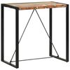 vidaXL t&ouml;m&ouml;r &uacute;jrahasznos&iacute;tott fa b&aacute;rasztal 110 x 60 x 110 cm