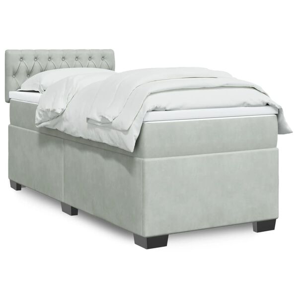 vidaXL vil&aacute;gossz&uuml;rke b&aacute;rsony rug&oacute;s &aacute;gy matraccal 90x190 cm