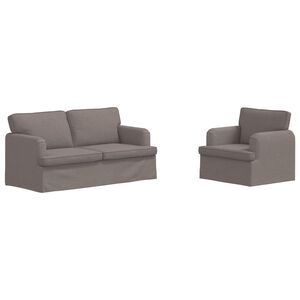 vidaXL Kanap&eacute; Szett 2 pcs T&oacute;psz&iacute;nű 162 x 80 x 85 cm sz&ouml;vet