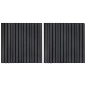 vidaXL Fali panelek 2 pcs Antracitsz&uuml;rke 60,5 x 60 cm