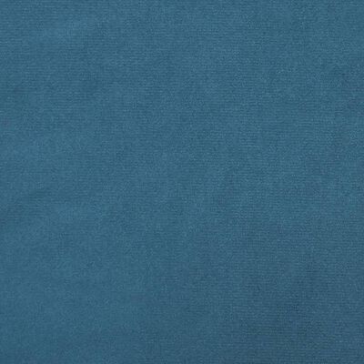 vidaXL kék bársony kanapéfotel 54 x 59 x 99 cm
