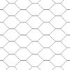 vidaXL Hexagon kerítés Szürke 0.8 x 50 m Acél