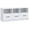 vidaXL TV szekr&eacute;ny fi&oacute;kkal Feh&eacute;r 102 x 34,5 x 47 cm Szerelt Fa