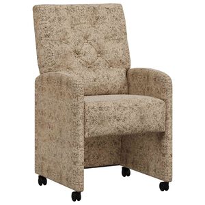 vidaXL Kerekes &Eacute;tkező Sz&eacute;kek 2 pcs Vil&aacute;gossz&uuml;rke 58 x 67 x 97 cm