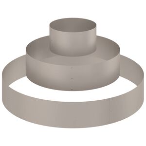 vidaXL Kerti cser&eacute;p Barna 120 x 120 x 20 cm Időj&aacute;r&aacute;s&aacute;ll&oacute; ac&eacute;l