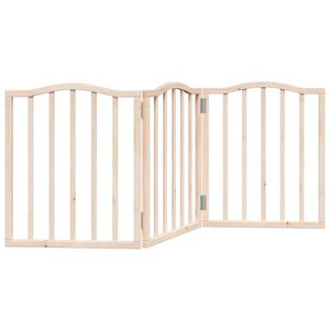 vidaXL ny&aacute;rfa 3 paneles &ouml;sszecsukhat&oacute; kutyakapu 150 cm