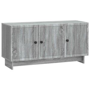vidaXL TV szekr&eacute;ny 99 x 34,5 x 50 cm Sz&uuml;rke Sonoma Szerelt Fa