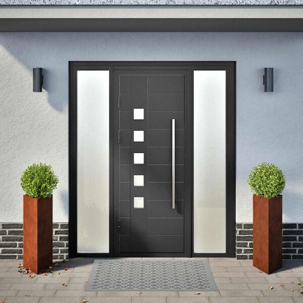 vidaXL Kerti n&ouml;v&eacute;nytart&oacute;k 2 db h&aacute;romsz&ouml;gletű időj&aacute;r&aacute;s&aacute;ll&oacute; ac&eacute;lb&oacute;l