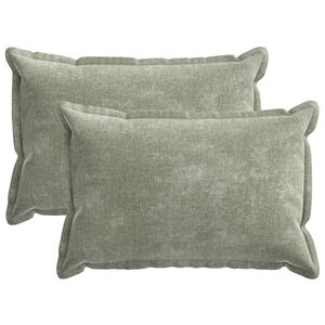 vidaXL P&aacute;rna huzat 2 db HOUTEN Z&ouml;ld 30 x 50 cm Chenille Sz&ouml;vet