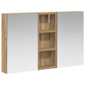 vidaXL F&uuml;rdőszobai Szekr&eacute;ny Szett 3 pcs 80 x 10,5 x 50 cm Faanyag