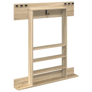 vidaXL Bili&aacute;rd d&aacute;k&oacute; &aacute;llv&aacute;ny Szerelt Fa 93 x 12 x 103 cm Sonoma