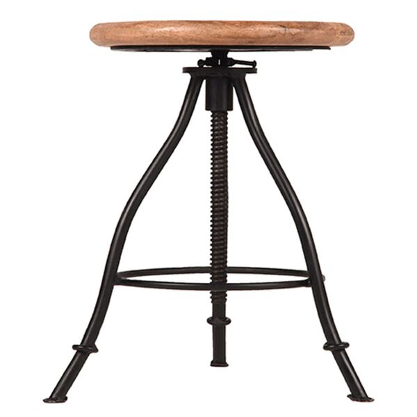 LABEL51 Jaipur fasz&iacute;nű/fekete &uuml;lőke 35 x 35 x 46-75 cm