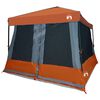 vidaXL Kemping s&aacute;tor szett 2 pcs Sz&uuml;rke &eacute;s narancs Taffeta &eacute;s Sz&ouml;vet