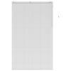 vidaXL Zsaluzia Feh&eacute;r 145 x 250 cm 35 mm Massz&iacute;v Paulownia fa